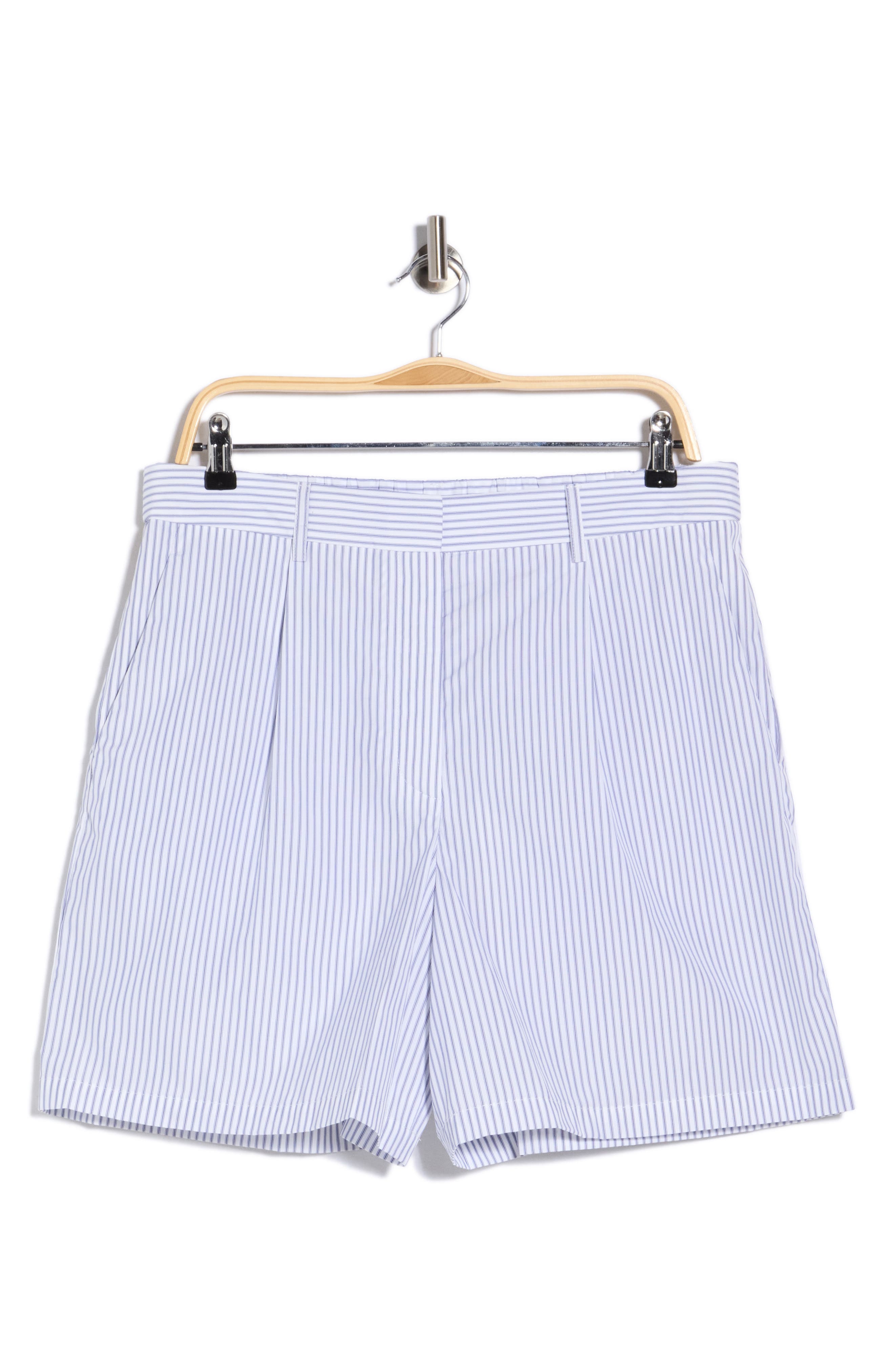 Henry St Striped Cotton Shorts