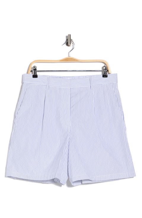 Henry St Striped Cotton Shorts