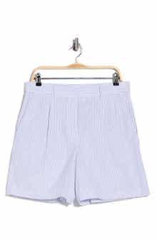 Henry St Striped Cotton Shorts