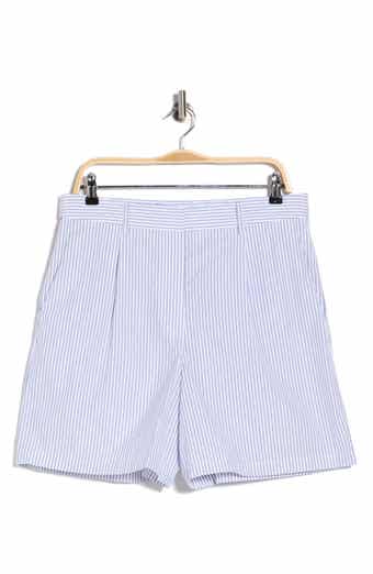 Henry St Striped Cotton Shorts