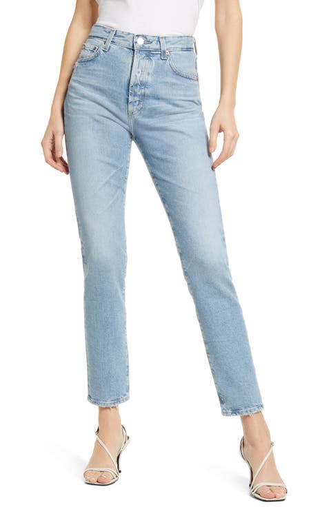 Alexxis High Waist Slim Fit Jeans (23 Years Facade)