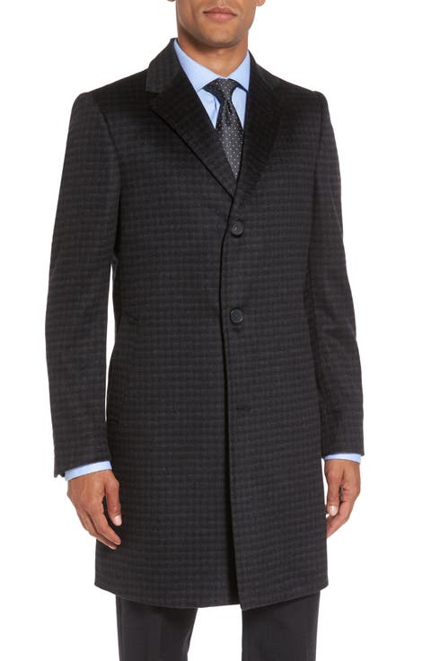 Cameron Check Cashmere Overcoat