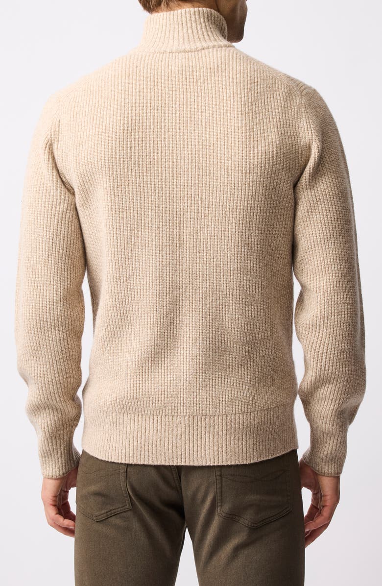 Rodd & Gunn Robbies Road Quarter Zip Sweater, Alternate, color, Flax