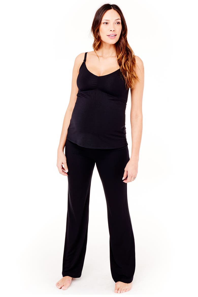 Ingrid & Isabel® Maternity Lounge Pants, Alternate, color, JET BLACK