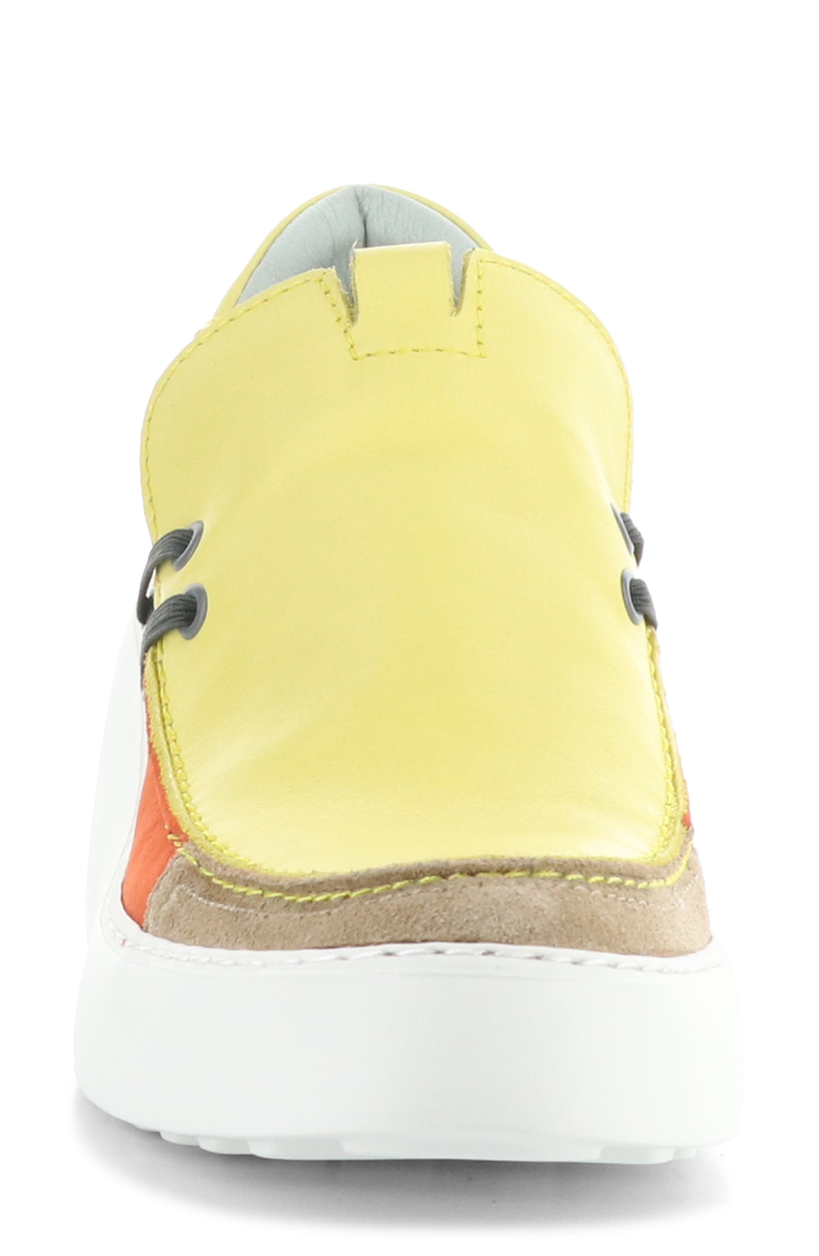 Davy Platform Wedge Sneaker, Alternate, color, TAUPE/YELLOW/ORANGE
