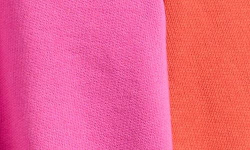 Bobo Choses Kids' Smiling Colorblock Sweatshirt In Fuchsia