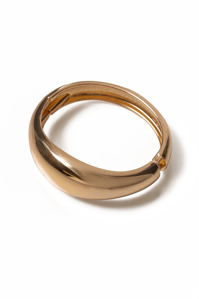 Gold Sabrina Hinge Bracelet, Alternate, color, Gold