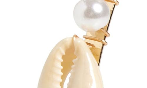 Tasha Cowrie Shell & Faux Pearl Headband