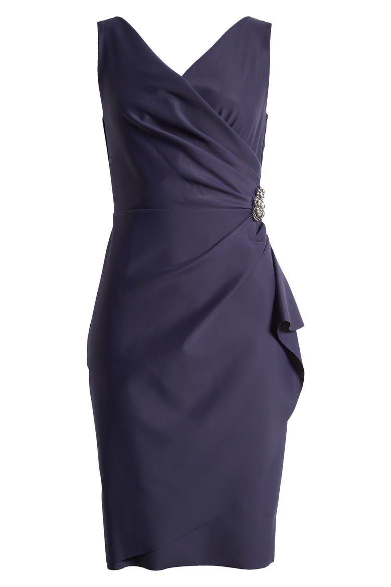 alex evenings ruched dress Alex Evenings Women's Slimming Long  Sleeve Side-Ruched Dress-Elegant  Compression Fabrication for a Flattering Fit, Emerald Tucked Waist, 4 at  Amazon Women's Clothing store