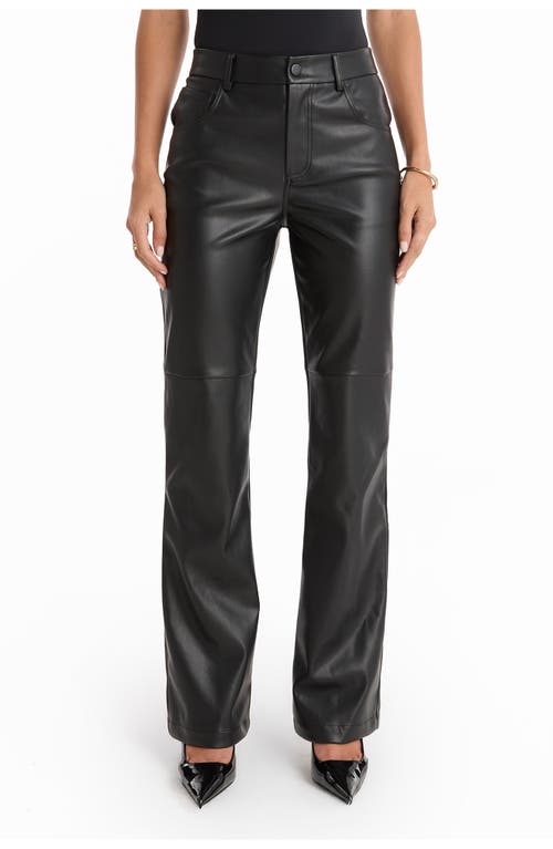 The Noli Shop Jackie Leather Pant In Black