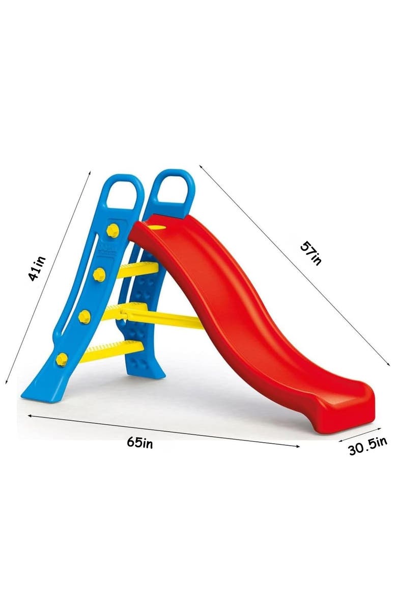 Dolu Big Colorful Outdoor Lawn Water Slide, Alternate, color, Multicolored