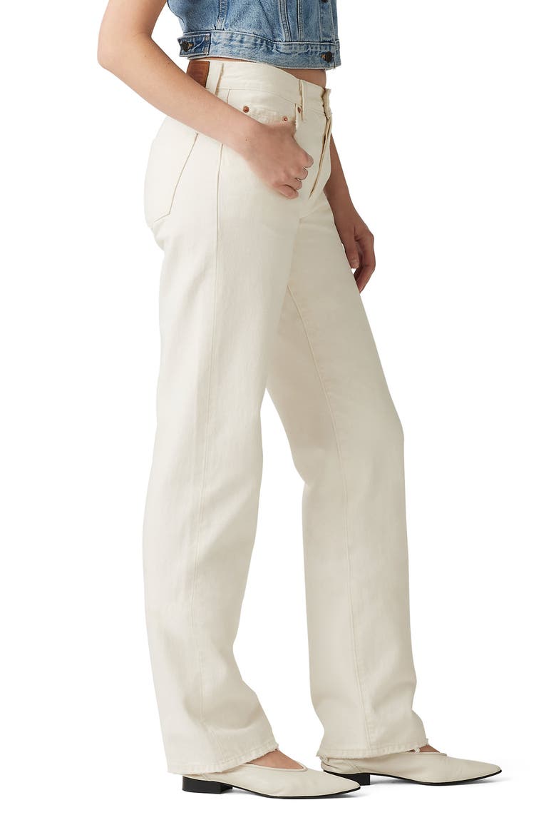 501® '90s Straight Leg Jeans, Alternate, color, ECRU BOOPER NO DAMAGE