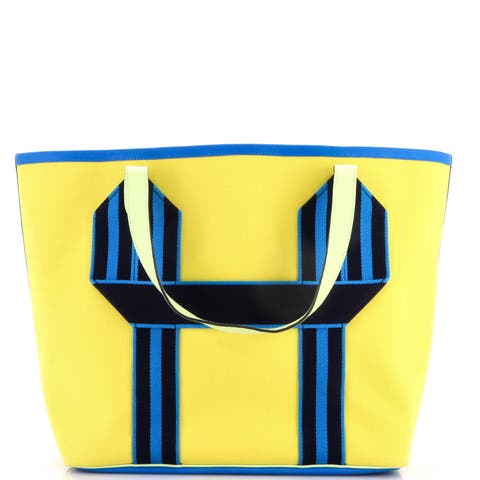 Pursangle Tote Canvas with Leather