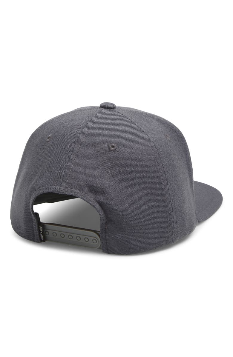 Brixton Oath III Snapback Baseball Cap, Alternate, color, Future Grey