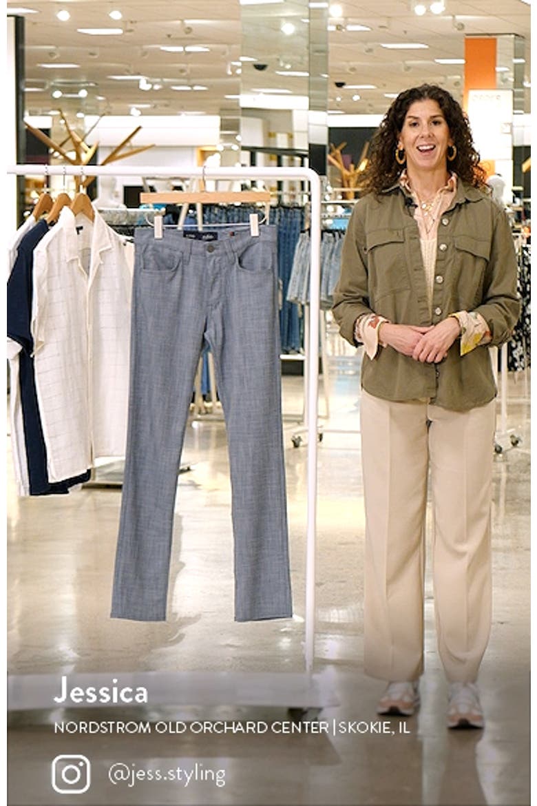 Courage Straight Leg Stretch Chambray Pants video