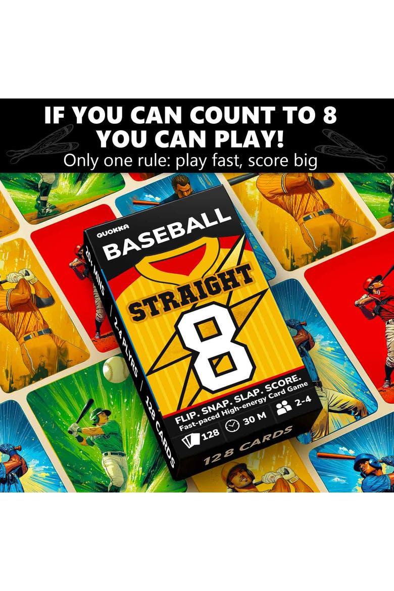 Kids and Adults Fast Paced Sports Card game, Alternate, color, Baseball