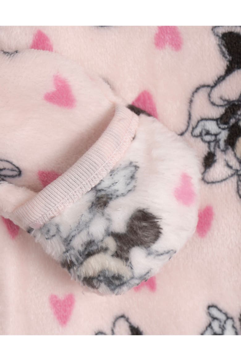 Minnie Mouse Fleece Footed Sleep N Play, Alternate, color, Light Pink Minnie