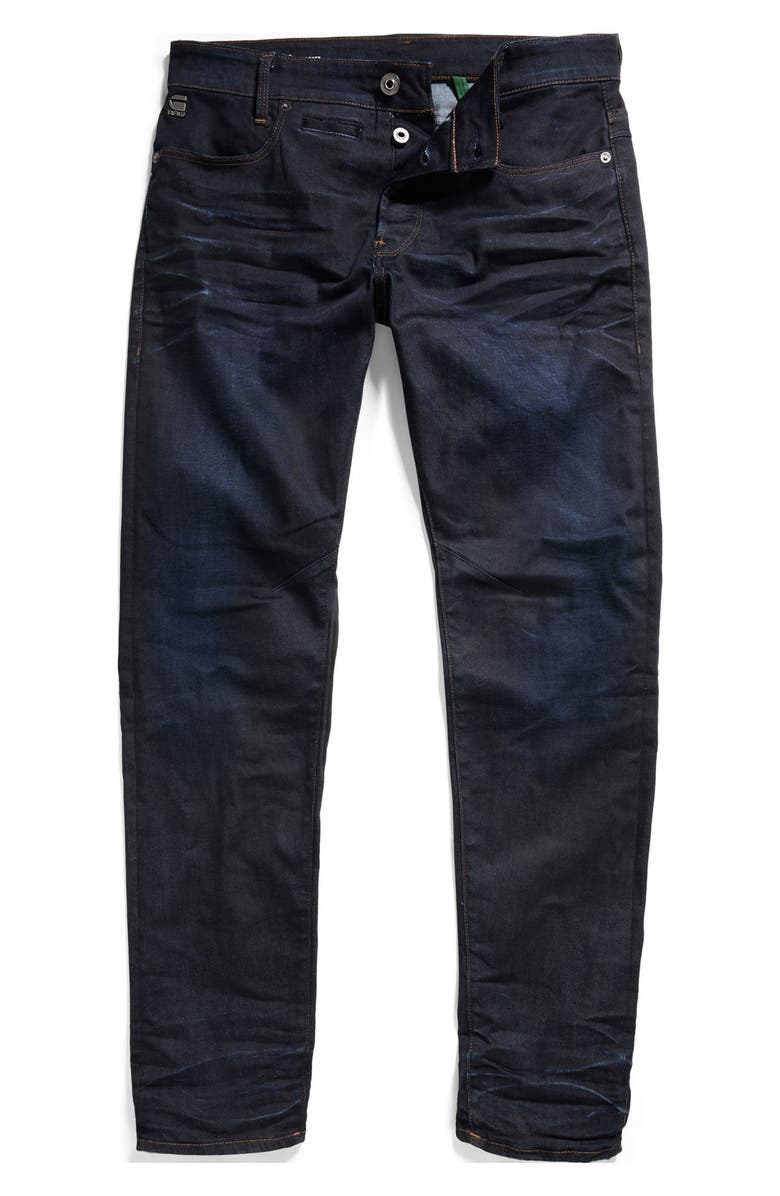 G-STAR D-Staq Slim Fit Jeans, Alternate, color, Dark Aged
