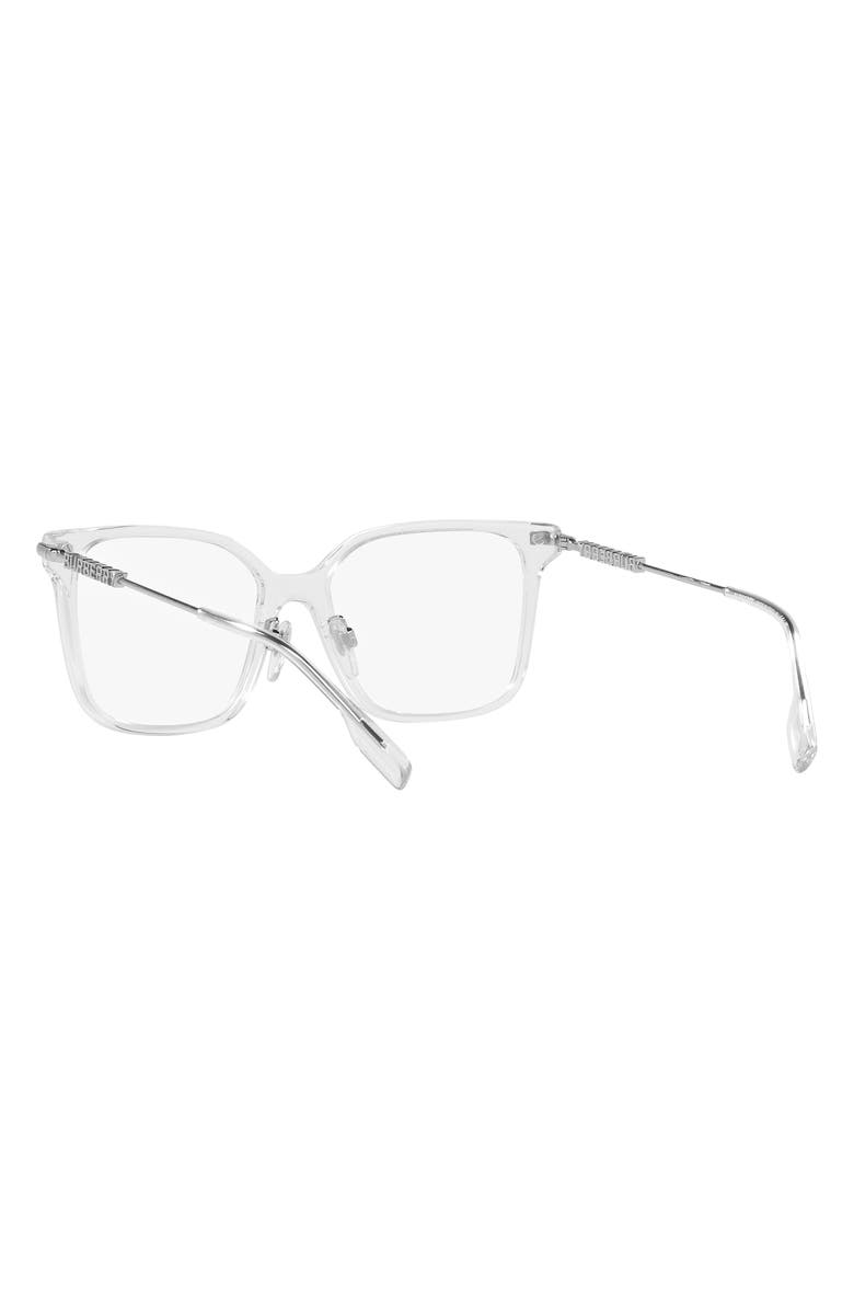 Burberry Elizabeth 52mm Square Optical Glasses, Alternate, color,