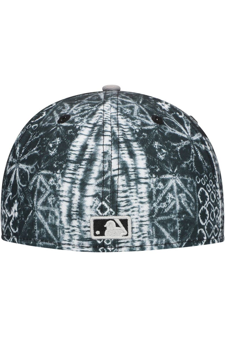 Men's New Era Black Los Angeles Dodgers Sands 59FIFTY Fitted Hat, Alternate, color, Black