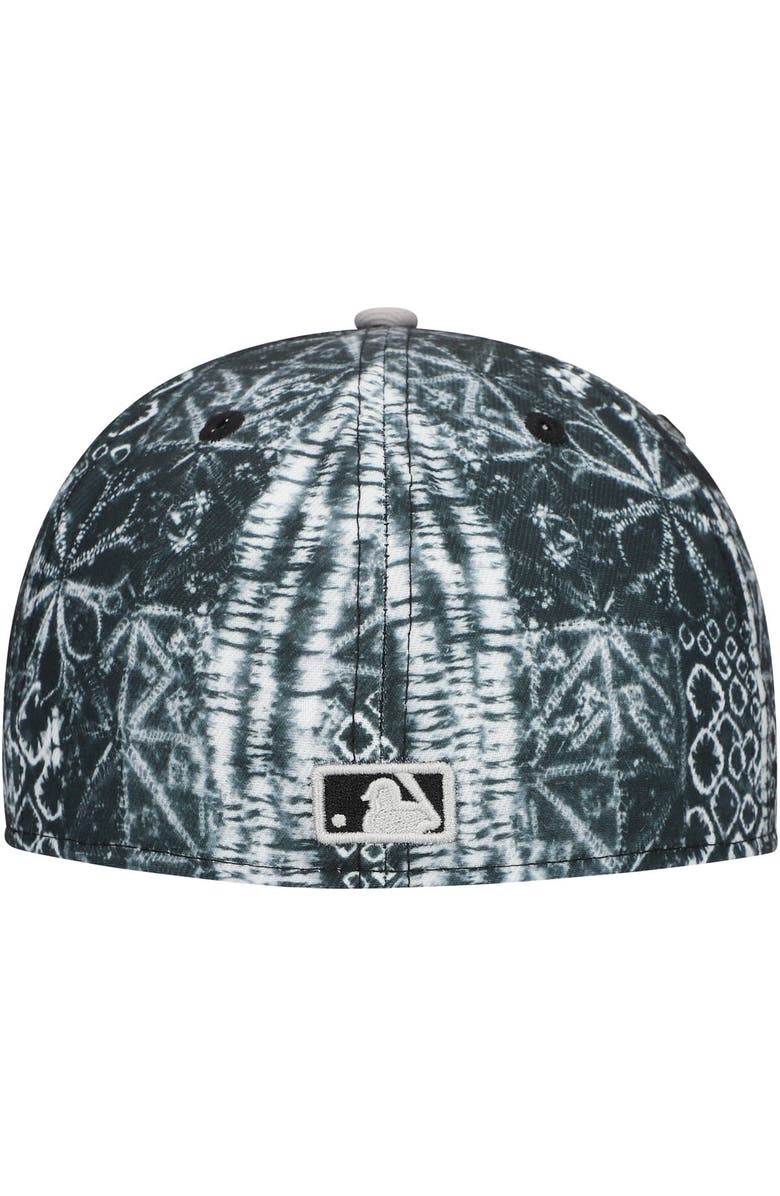 New Era Men's New Era Black Los Angeles Dodgers Sands 59FIFTY Fitted Hat, Alternate, color, Black