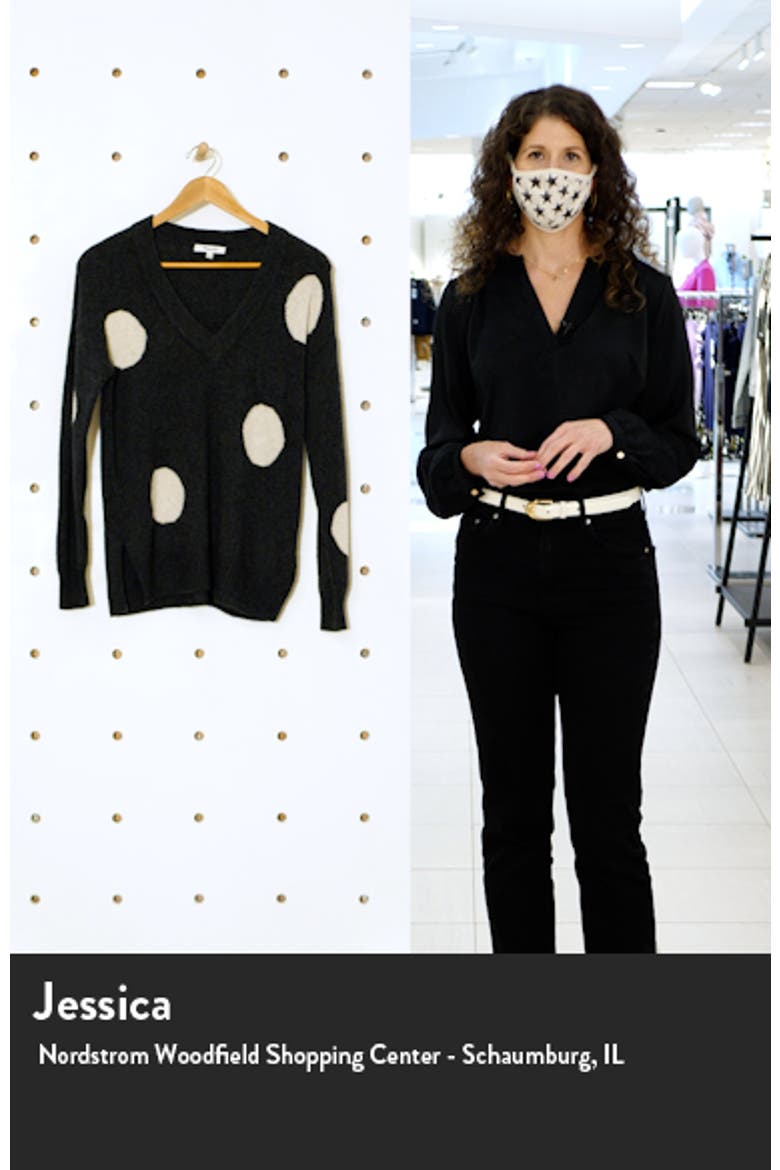 Dotted Bartlett V-Neck Pullover Sweater video