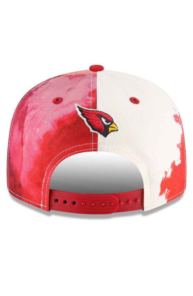New Era Men's New Era Cardinal Arizona Cardinals 2022 Sideline 9FIFTY Ink Dye Snapback Hat, Alternate, color, 
