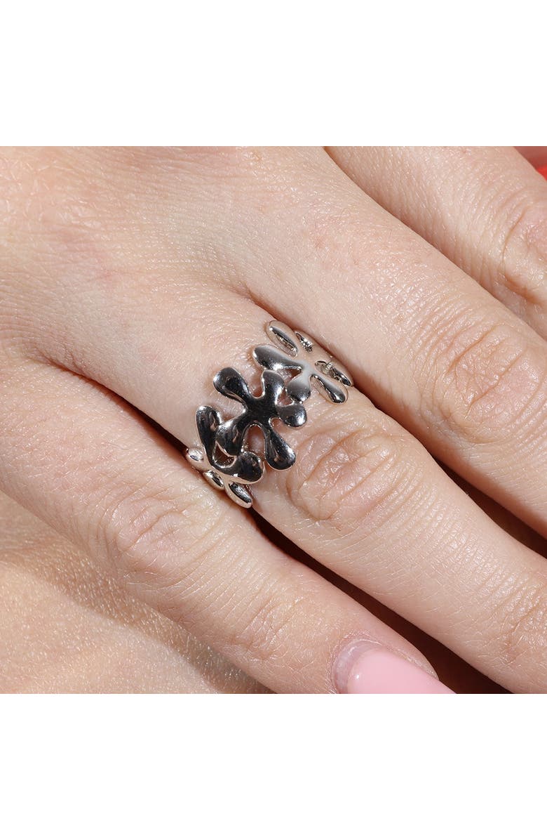 Lucy Quartermaine Half Splash Ring, Alternate, color, Sterling Silver