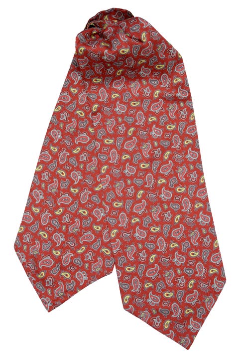 Sondrio - Silk Ascot Cravat Tie for Men