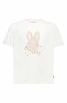 Psycho Bunny Kids' New Castle Embroidered Pima Cotton Graphic T-Shirt
