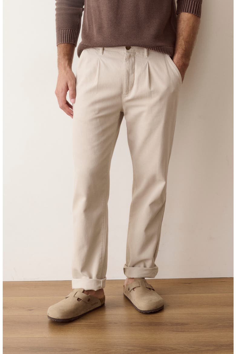 Rowan Pleated Trousers, Alternate, color, STONE