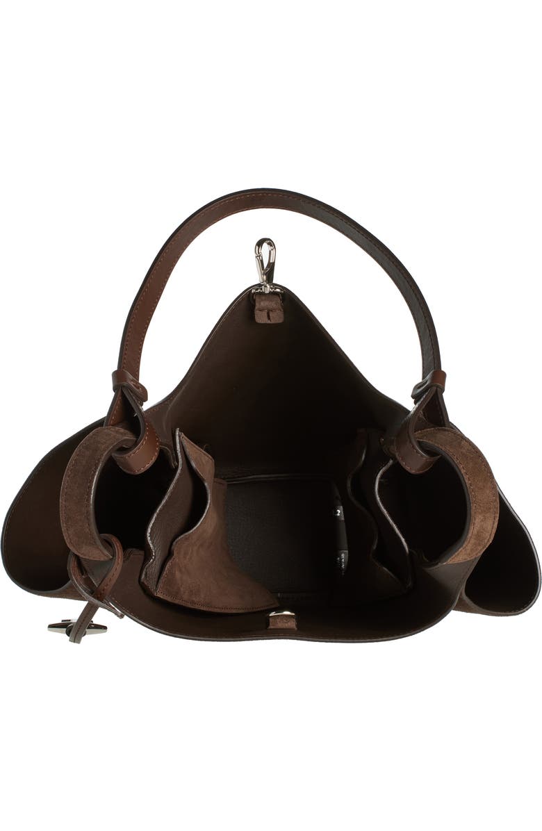 Tod's Small Api Suede Shoulder Bag, Alternate, color,