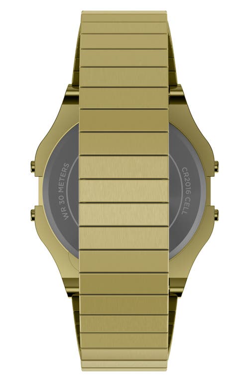 Timex ® T80 Digital Bracelet Watch, 34mm In Goldone