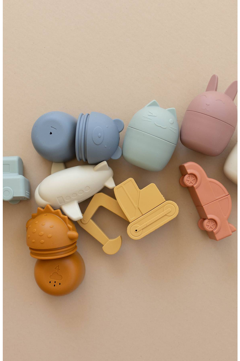 Animal Bath Toy Set, Alternate, color, Multicolor