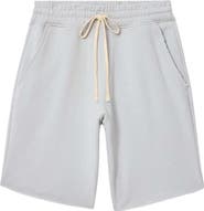 AllSaints Helix Straight Fit Cotton Blend Sweat Shorts