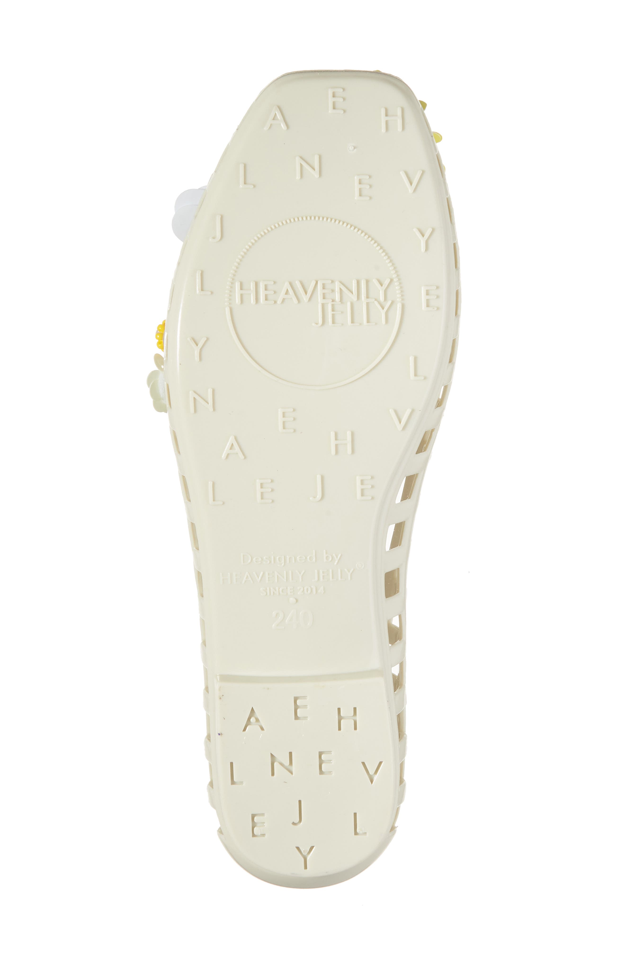HEAVENLY JELLY Dazzla Jelly Ballet Flat, Alternate, color, Ivory