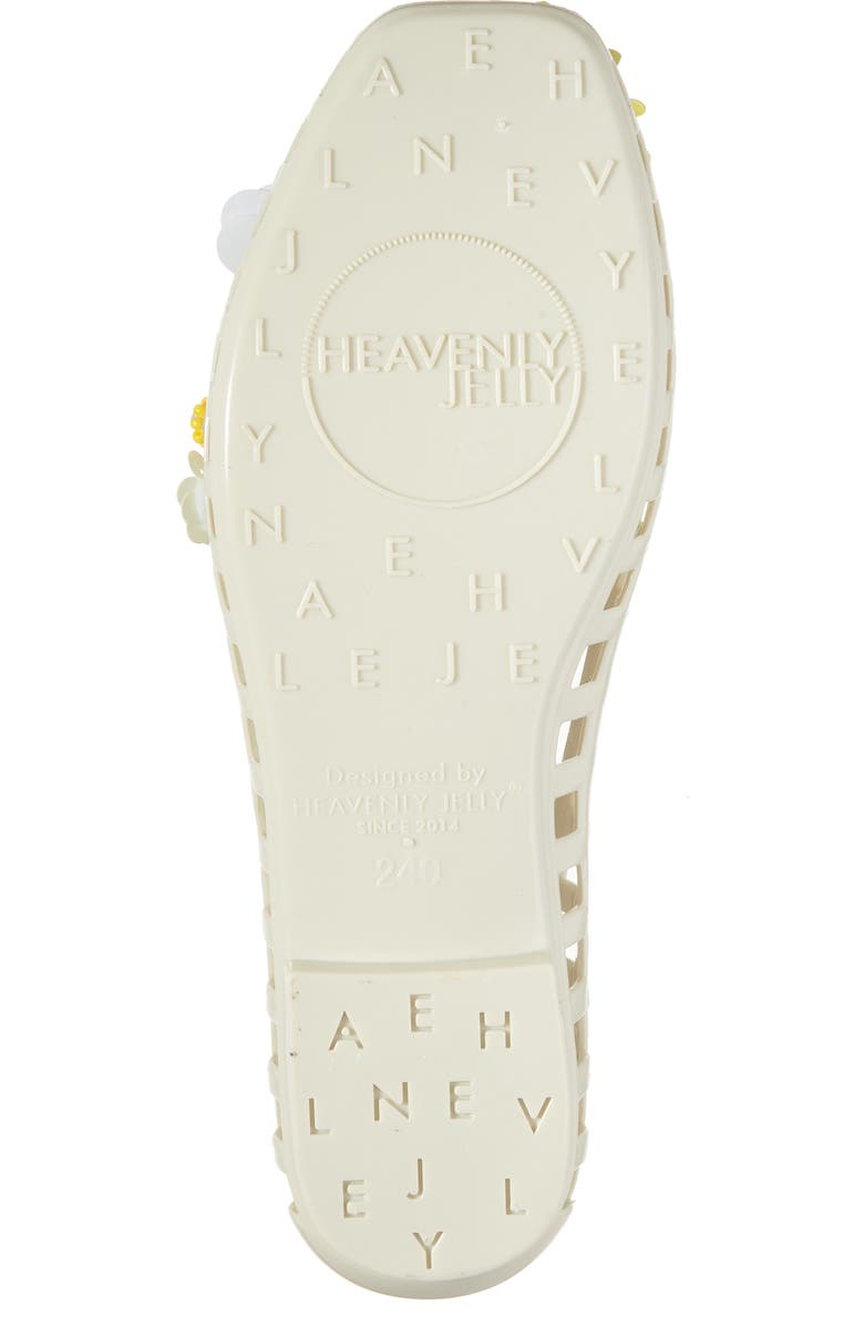 HEAVENLY JELLY Dazzla Jelly Ballet Flat, Alternate, color, Ivory