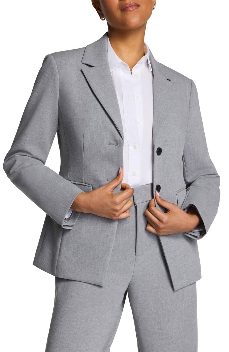 SPANX<sup>®</sup> Tailored Blazer, Main, color, Heather Grey