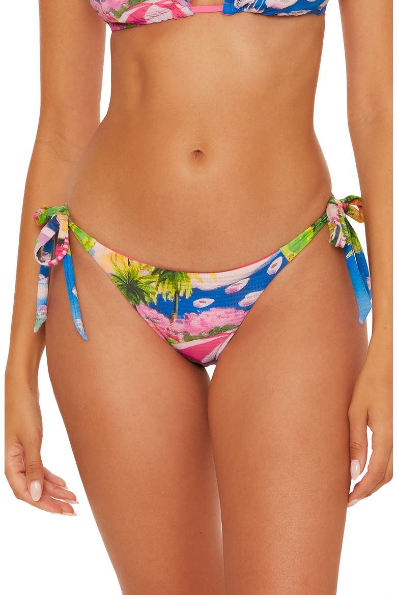 Positano Reversible Tie Side Bikini Bottoms, Main, color, MULTI