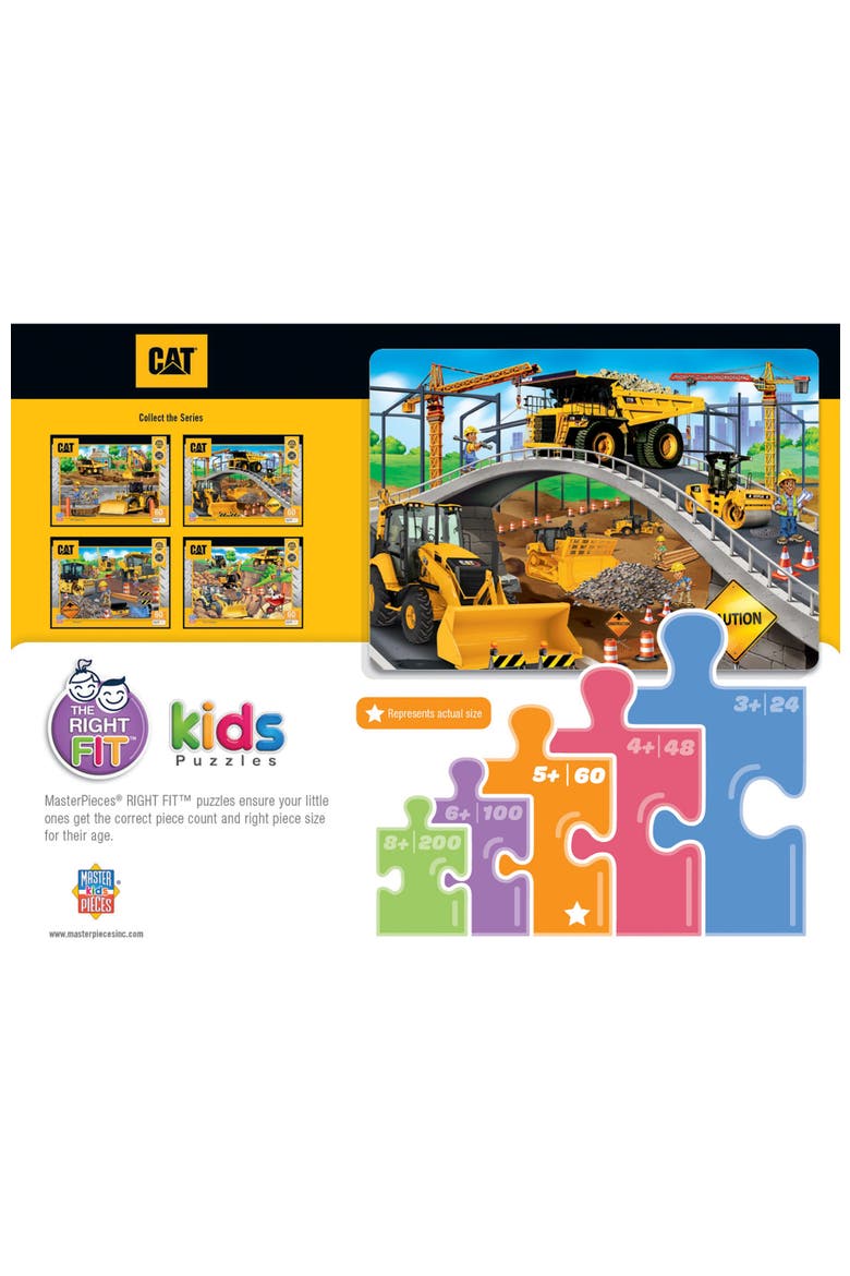 CAT Under the Bridge 60 Piece Puzzle, Alternate, color, Multicolor