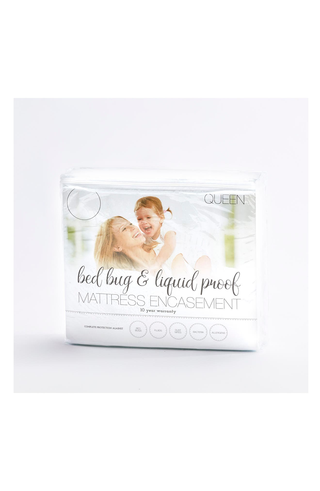 HOMESPUN Premium Bed Bug And Spill Proof Zippered Mattress Protector