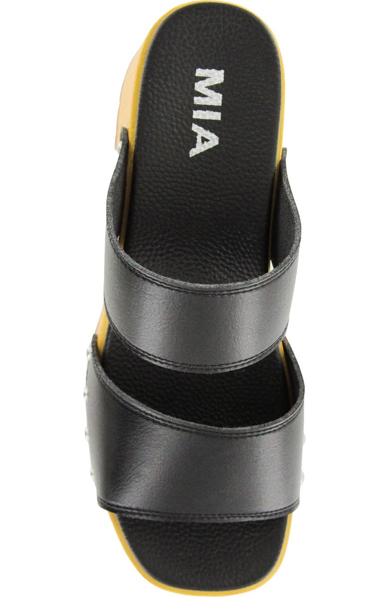 MIA Stefani Vegan Leather Platform Clog, Alternate, color,