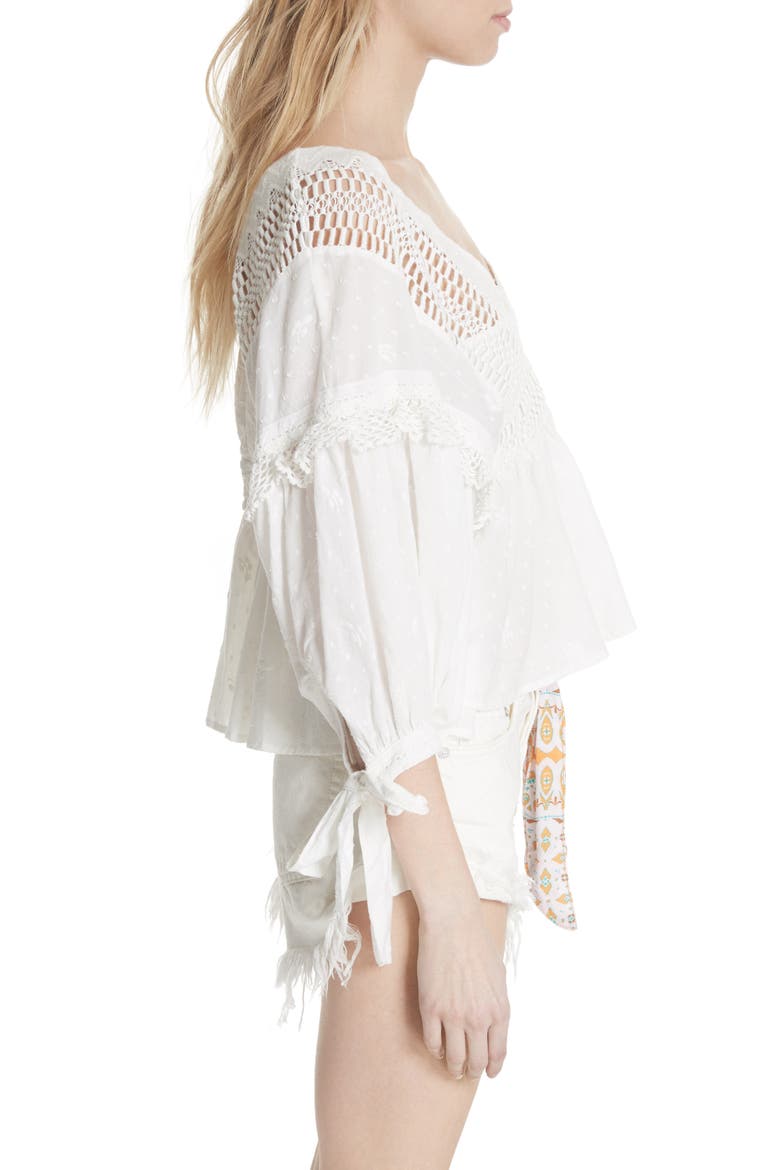 Drive You Mad Blouse, Alternate, color, IVORY