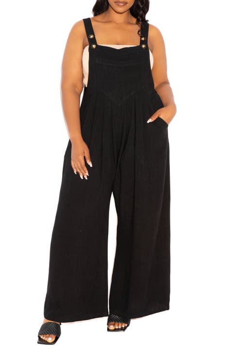 Wide Leg Jumpsuit (Plus Size)