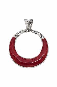 Sterling Silver Open Circle Pendant