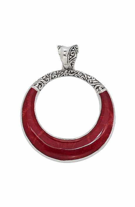 Sterling Silver Open Circle Pendant