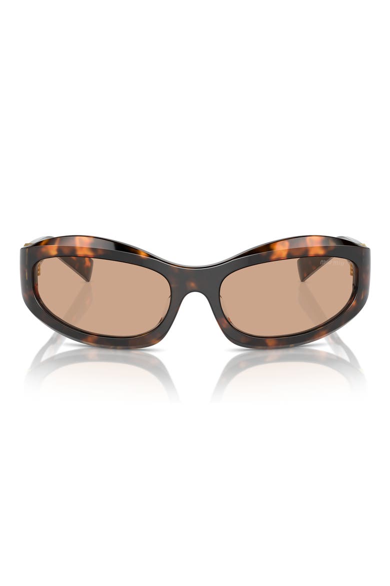 61mm Oval Sunglasses, Alternate, color, BLOND HAV