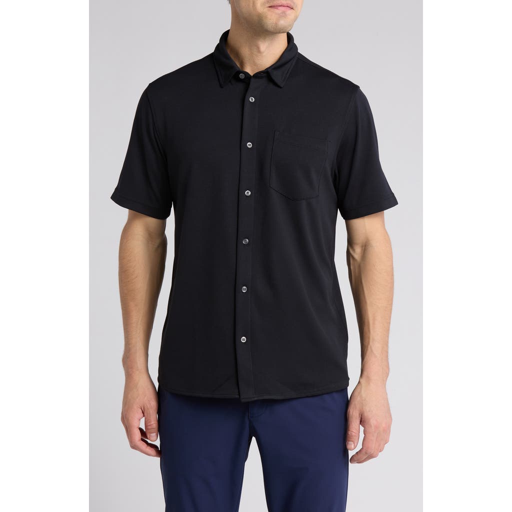 GREG NORMAN GREG NORMAN RIB POCKET FRONT BUTTON UP SHIRT