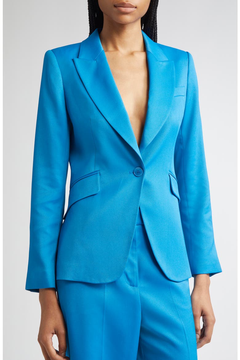 Millie One-Button Blazer, Alternate, color, BLUE