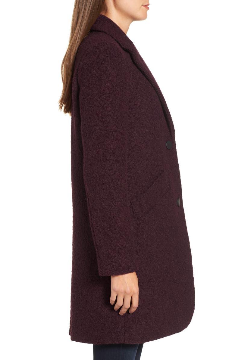 Marc New York Andrew Marc Paige Wool Blend Bouclé Coat, Alternate, color, 